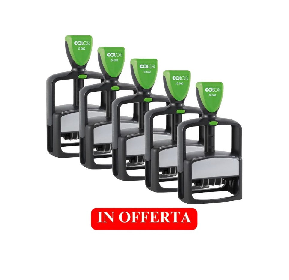 5 Timbri personalizzabili - 5 timbri