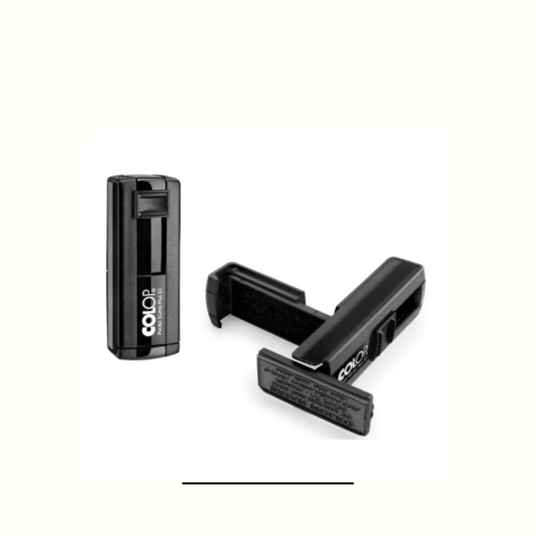 5 Timbri personalizzati Colop Pocket Stamp Plus 30 - 5 timbri