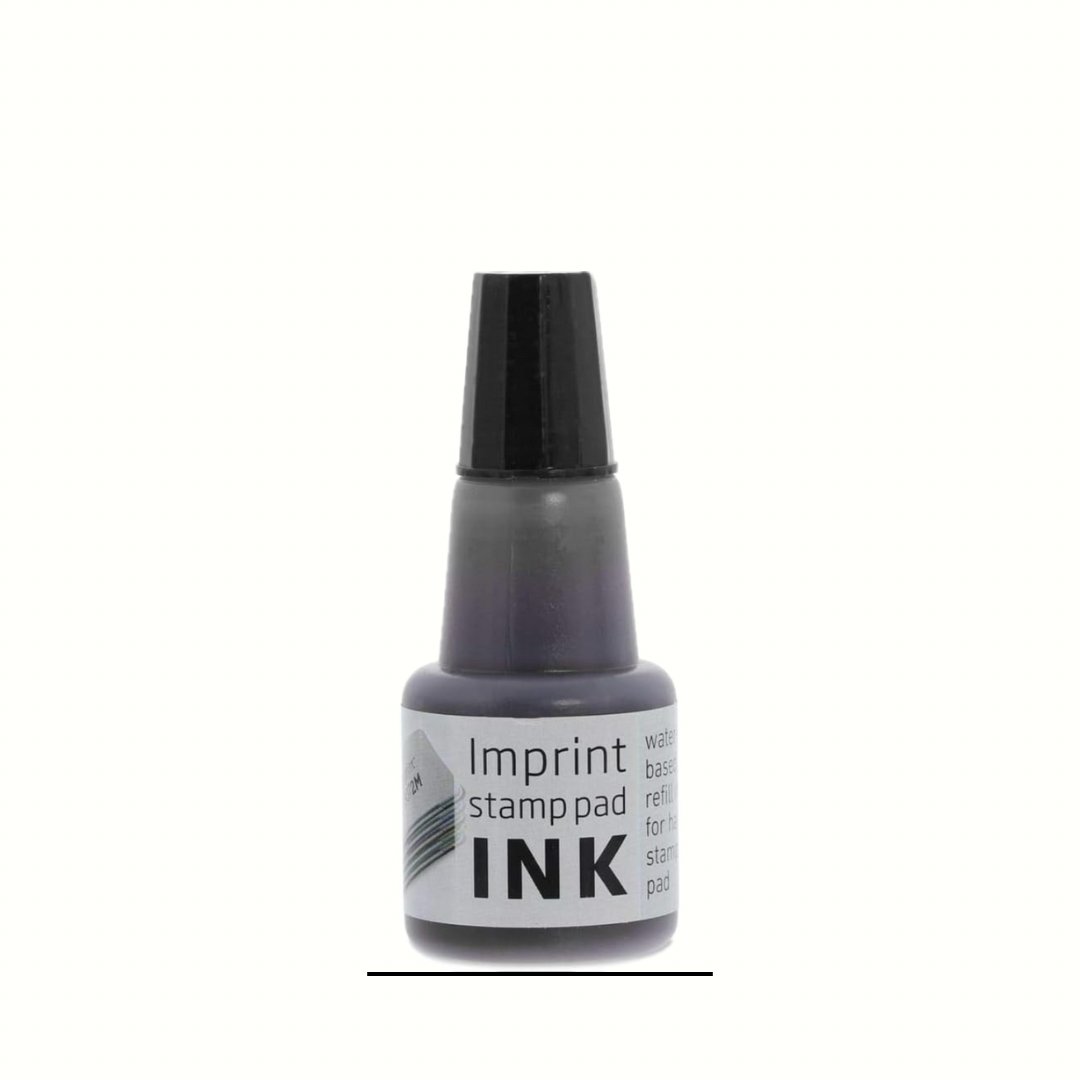 Inchiostro per ricarica dei timbri NERO - 5 timbri